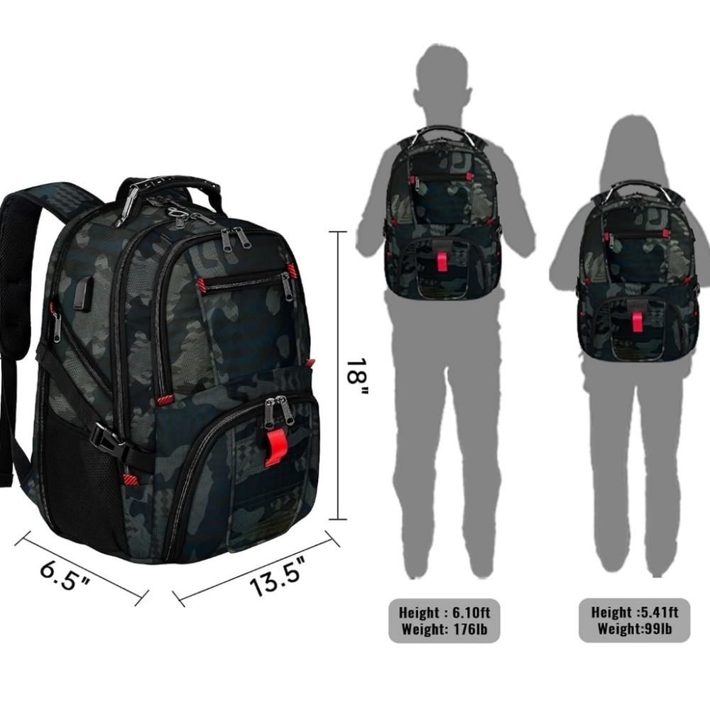 YOREPEK Backpack - Picture 5 of 6